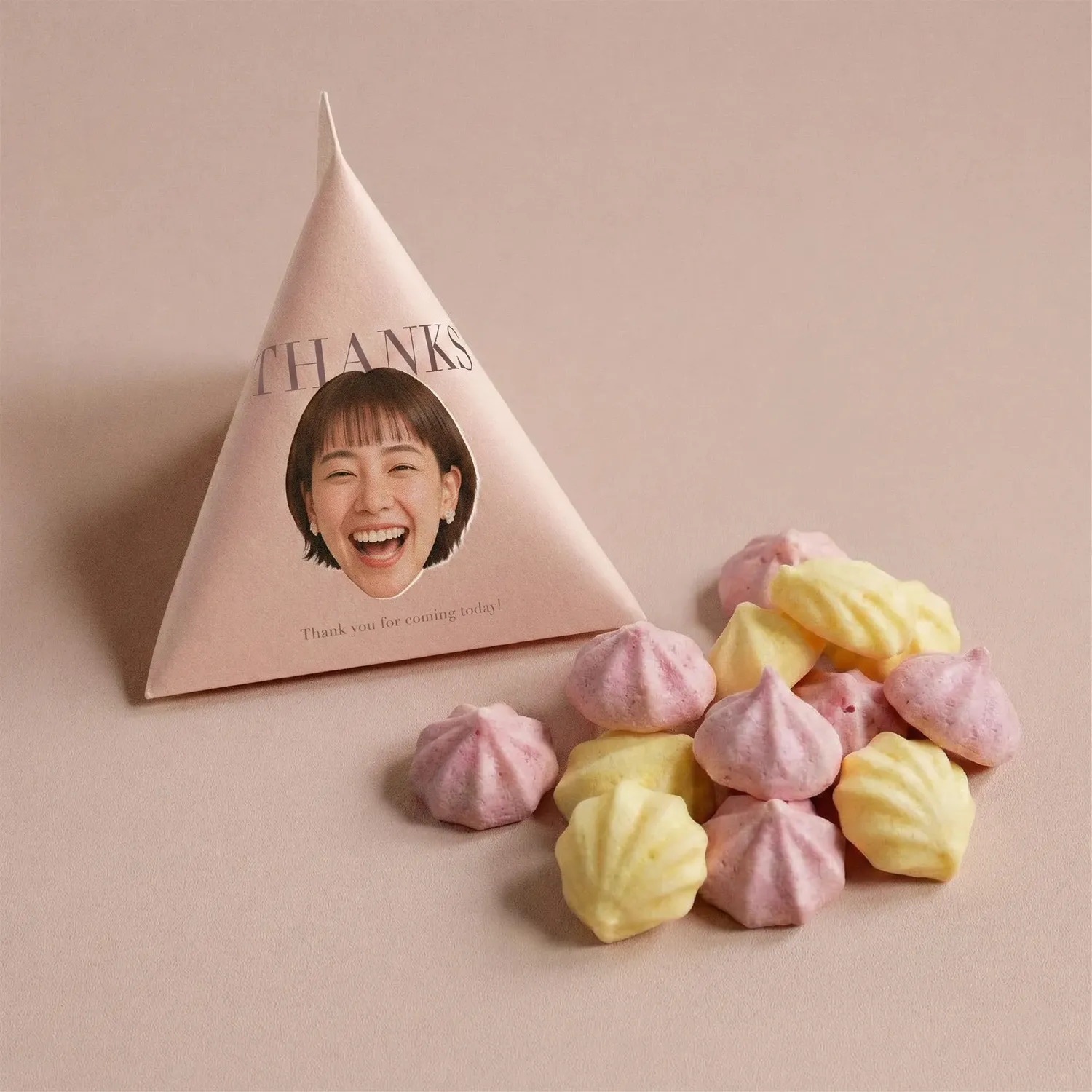 洋菓子店の本格焼き菓子 Face design パッケージ 24個【顔写真入り】【ばら単体】