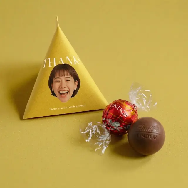 リンツチョコレート Face design パッケージ 24個【顔写真入り】【ばら単体】