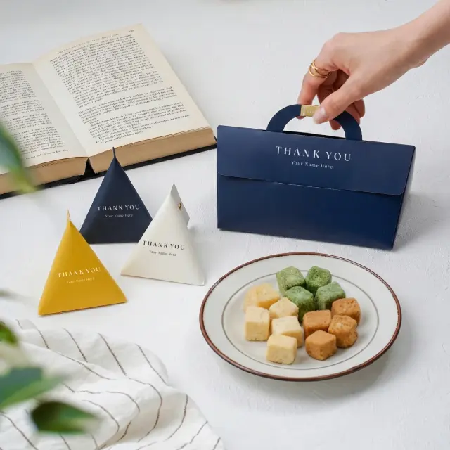 ひと口キューブラスク Thankyouプチギフト3個入り Gift Bag パッケージ 20箱【手土産】【イベントギフト】