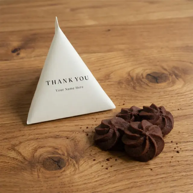 ティータイムクッキー Thank you パッケージ 50個【名入れ】【お礼】【プチギフト】【個包装】