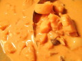ズワイガニとポルチーニのパスタソース