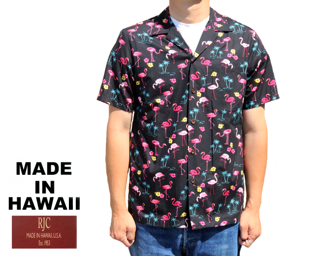 RJC アロハシャツ フラミンゴ