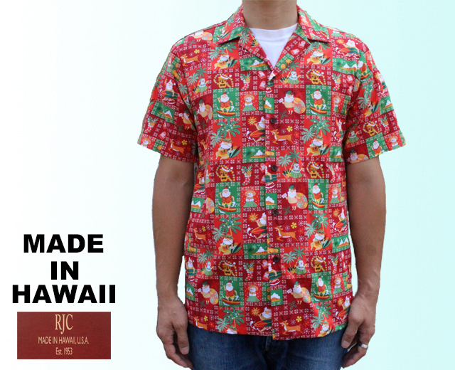 RJC アロハシャツ サンタ クリスマス