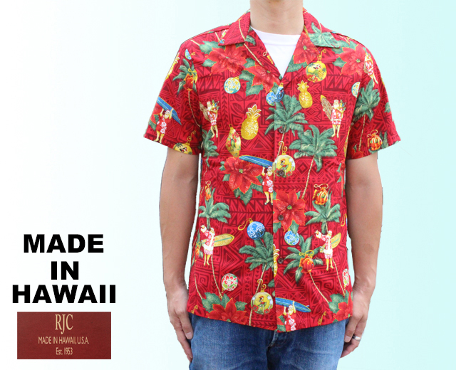 RJC アロハシャツ サンタ クリスマス