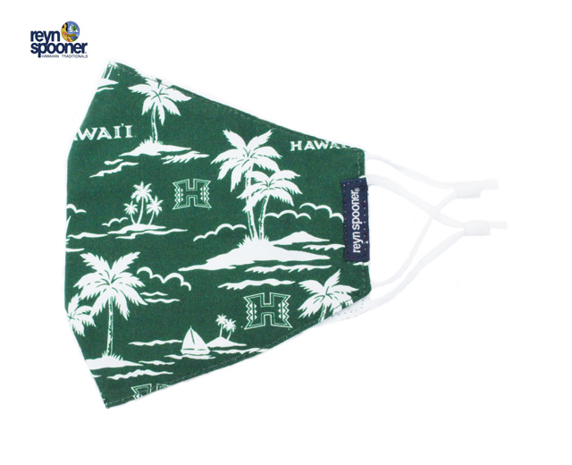 レインスプーナー アロハマスク ハワイ大学