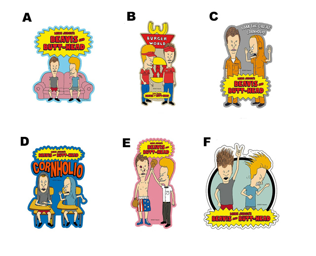 バス＆バッドヘッド ステッカー