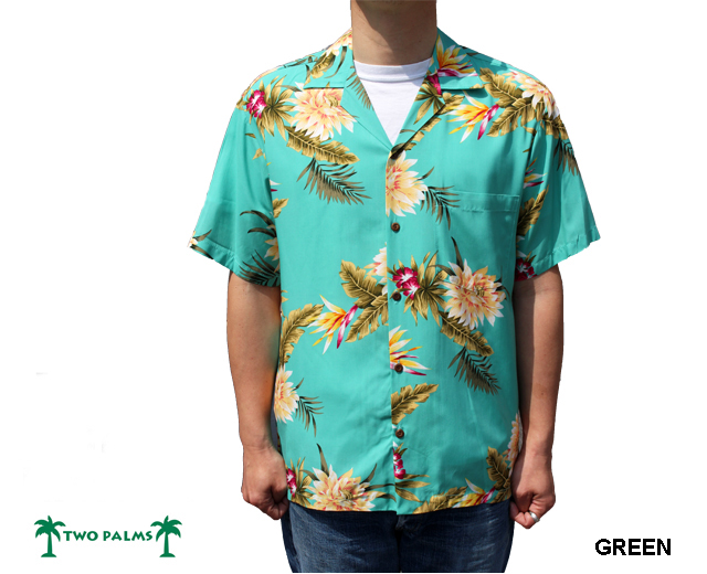 トゥーパームス アロハシャツ ハワイ製
