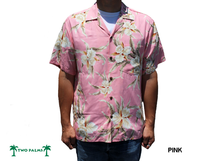 トゥーパームス ハワイ製 アロハシャツ