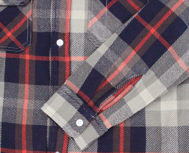 FIVE BROTHER/ファイブブラザー EXヘビーネルシャツ オリーブ