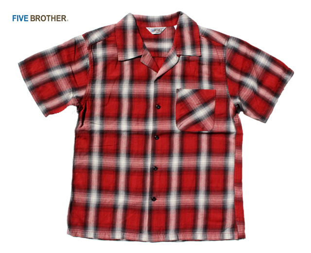 FIVE BROTHER ファイブブラザー 半袖 ライトフランネル S/S ONE
