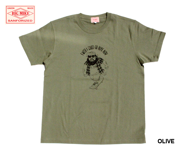 BIG MIKE ビッグマイク 半袖 Tシャツ スケートTee 「SKATE Tee