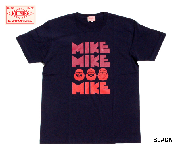 BIG MIKE ビッグマイク 半袖 Tシャツ ゴツMIKE Tee 「GOTUMIKE Tee」 7.2オンス アメカジ グレー 黒 ブラック 白 ホワイト 102128407 年末年始セール Big AS-XL 12oz カレッジプルパーカ Mike/ビッグマイク パーカー