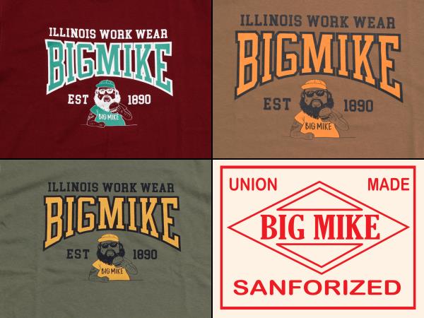 BIGMIKE ビッグマイク オジサン Tシャツ