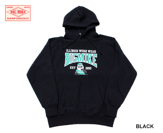 BIGMIKE ビッグマイク カレッジ パーカー フーディ