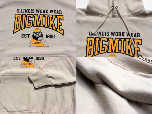 BIGMIKE ビッグマイク カレッジ パーカー フーディ