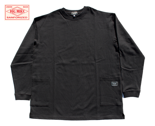 BIGMIKE ビッグマイク Wポケット長袖T