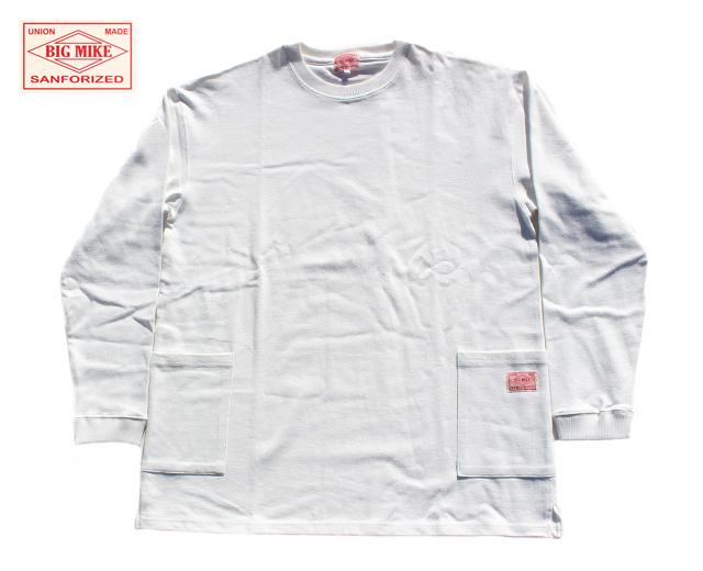 BIGMIKE ビッグマイク Wポケット長袖T