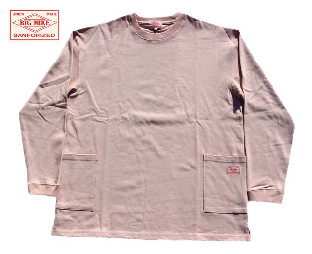BIGMIKE ビッグマイク Wポケット長袖T