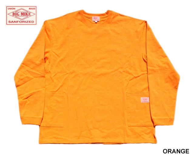 BIGMIKE ビッグマイク Wポケット長袖T