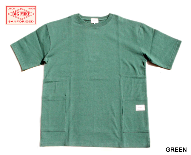BIGMIKE ビッグマイク Wポケット半袖T
