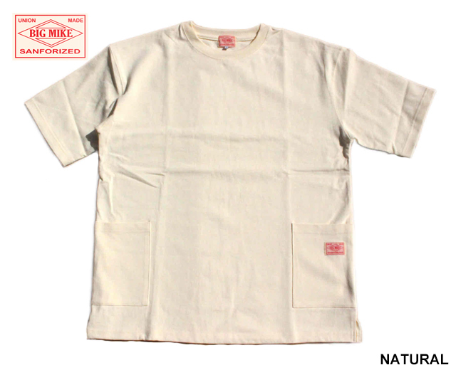BIGMIKE ビッグマイク Wポケット半袖T