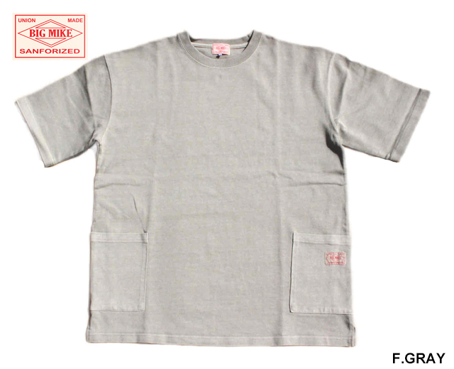 BIGMIKE ビッグマイク Wポケット半袖T