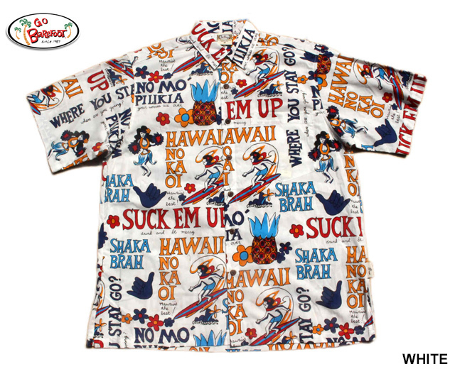 GOBAREFOOT ゴーベアフット アロハシャツ アメリカ製