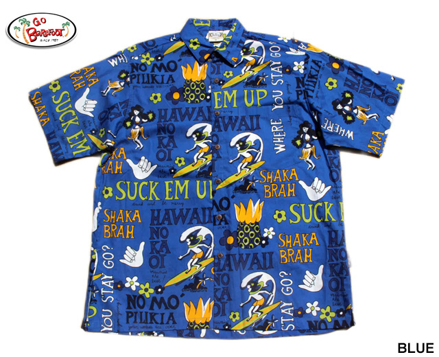 GOBAREFOOT ゴーベアフット アロハシャツ アメリカ製