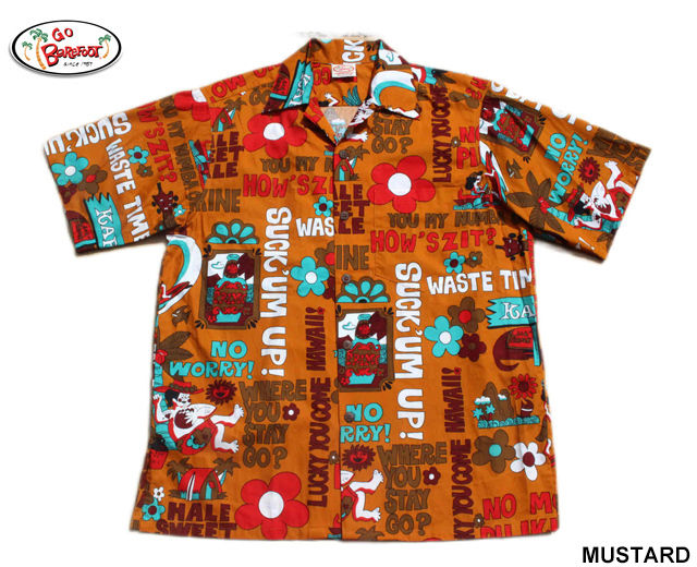 GOBAREFOOT ゴーベアフット アロハシャツ アメリカ製