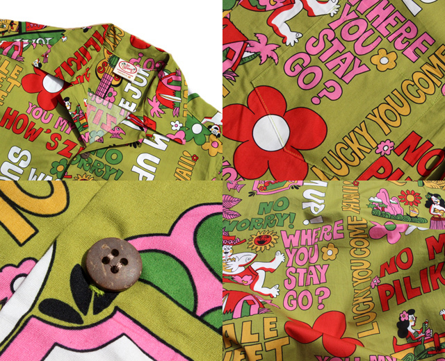 GOBAREFOOT ゴーベアフット アロハシャツ アメリカ製