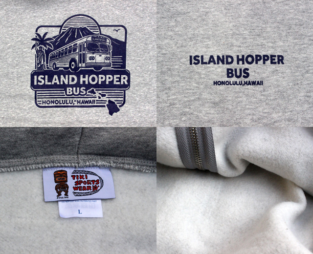 TIKISPORTSWEAR ティキスポーツウエア フルジップパーカー