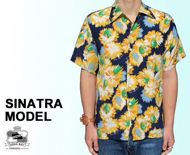 コナベイハワイ ピザーラ別注 アロハシャツ コナベイハワイ 大名行列アロハシャツ◇サクラスタイル