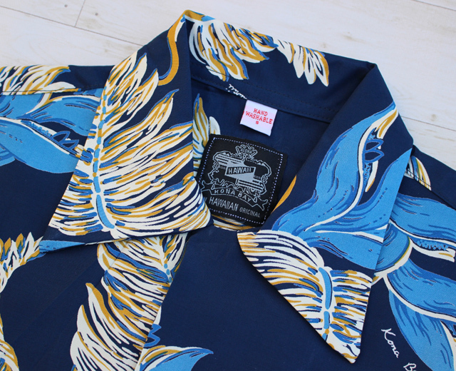 Kona Bay Hawaii コナベイハワイ アロハシャツ Lサイズ Kona Bay Hawaii/コナベイハワイ アロハシャツ ヘリコニア 2018