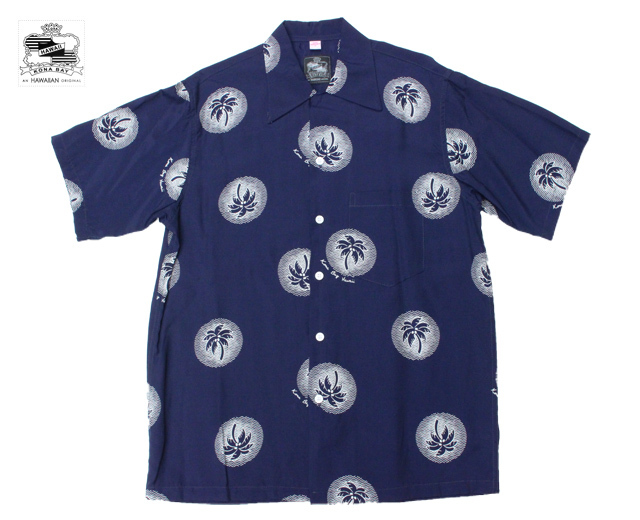 Kona Bay Hawaii コナベイハワイ アロハシャツ パームツリー PALM TREE
