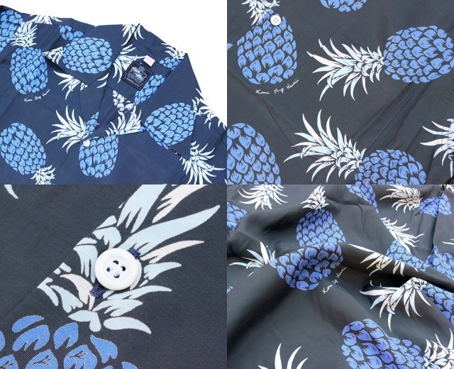 KONABAYHAWAII コナベイハワイ 長袖 アロハシャツ