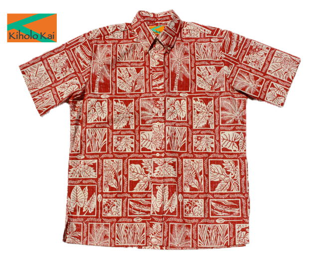 キホロカイ カノエプランツ アロハシャツ