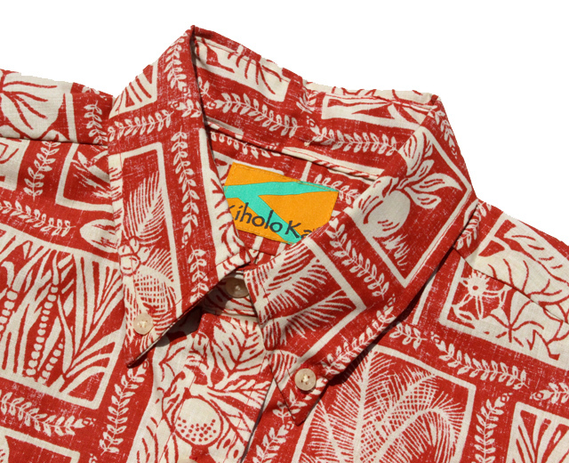 キホロカイ カノエプランツ アロハシャツ