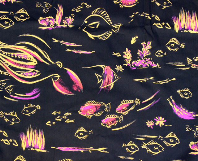 KAHALA カハラ アロハシャツ FRESH SKETCH フレッシュスケッチ ボタン