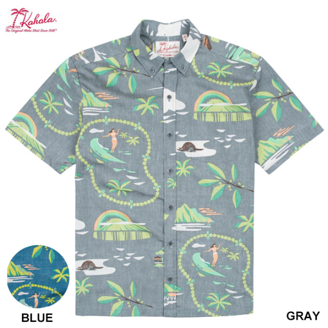 KAHALA カハラ アロハシャツ ニックカッチャー ハワイ製
