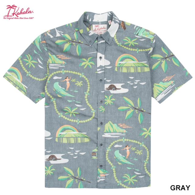 KAHALA カハラ アロハシャツ ニックカッチャー ハワイ製