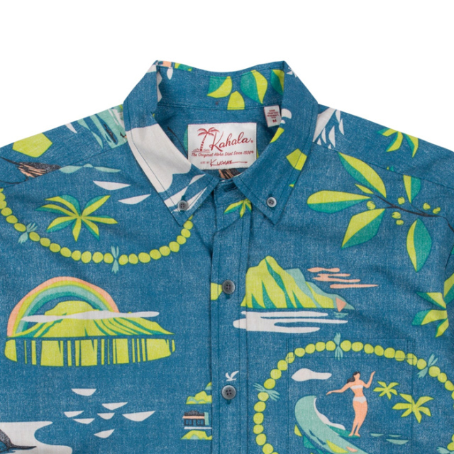 KAHALA カハラ アロハシャツ ニックカッチャー ハワイ製
