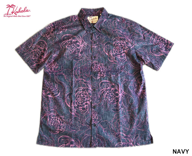 KAHALA カハラ アロハシャツ ラッキーオレロ ハワイ製