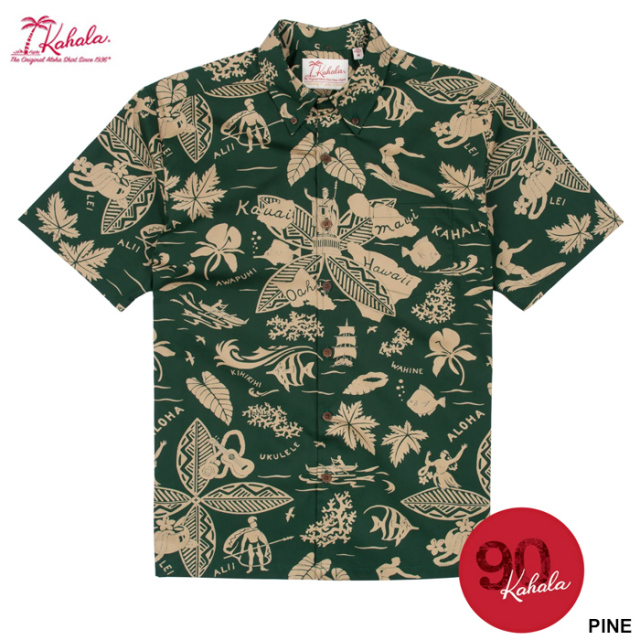 KAHALA カハラ アロハシャツ 90周年 ハワイ製