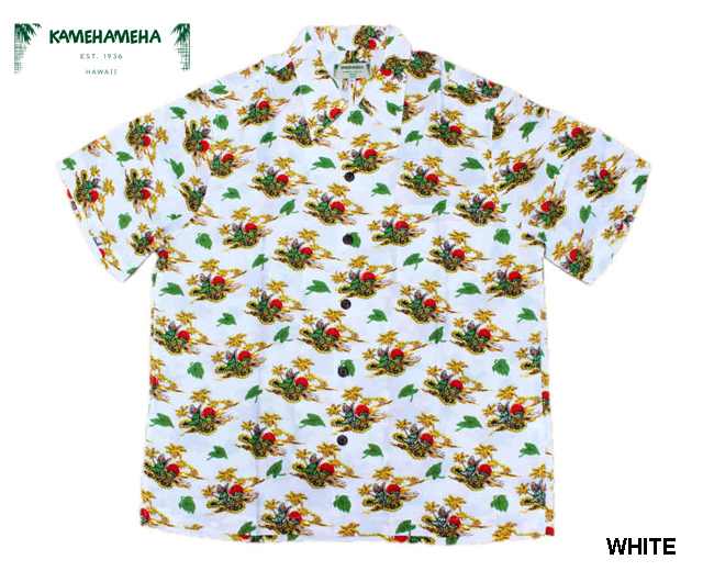 KAMEHAMEHA カメハメハ アロハシャツ タイ製