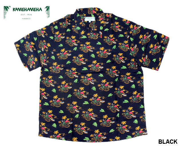 KAMEHAMEHA カメハメハ アロハシャツ タイ製