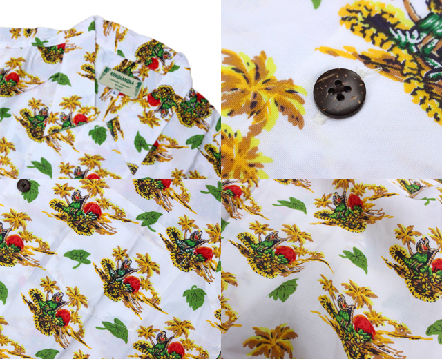 KAMEHAMEHA カメハメハ アロハシャツ タイ製