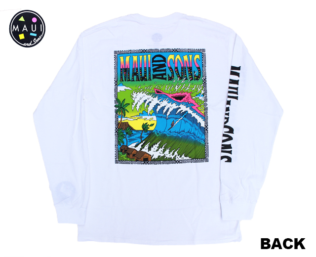 Maui and Sons マウイアンドサンズ 長袖Tシャツ ロンT 「Big