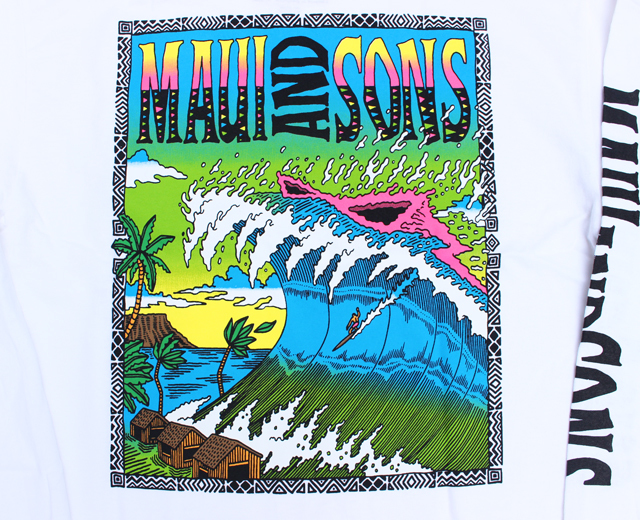 Maui and Sons マウイアンドサンズ 長袖Tシャツ ロンT 「Big