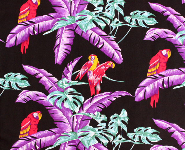 Paradise Found パラダイスファウンド 長袖 アロハシャツ ハワイ製