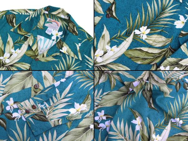 パラダイスファウンド アロハシャツ 長袖 ハワイ製
